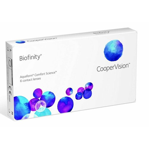 ������ ������ ���������� ����� CooperVision Biofinity, 6 ��., R 8,6, D -0,25, ����������, 1 ��. ����