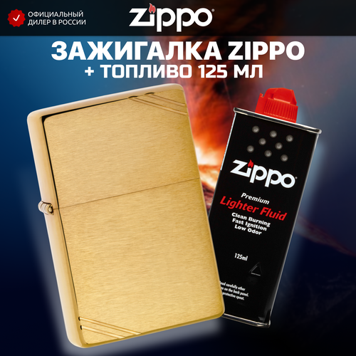   ZIPPO 240 Vintage 1937,    Brushed Brass +   125    -     , -,   