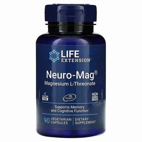   Life Extension, Neuro-Mag, Magnesium L-Threonate, 90    -     , -,   