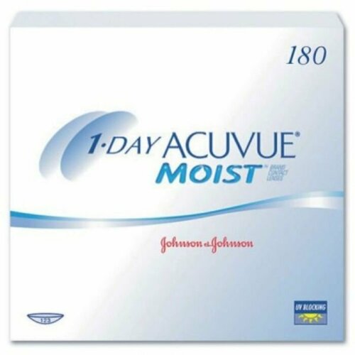 ������ ������ ���������� ����� ACUVUE 1-DAY MOIST, 180 ��., R 8,5, D +0,5, 1 ��. ����