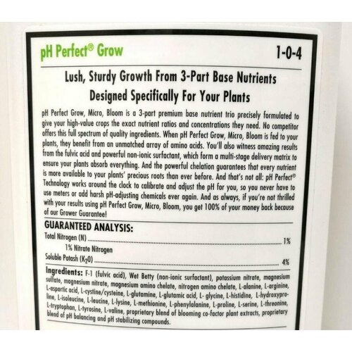 ������ ������ ��������� Advanced Nutrients Grow (pH perfect) 10 �. ����