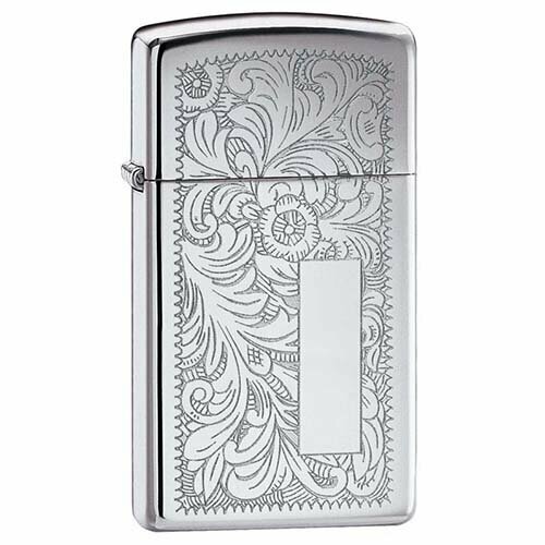   Slim Venetian  . High Polish Chrome  Zippo 1652 GS   -     , -,   