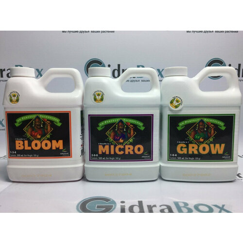 ������ ������ �������� ��������� pH Perfect (Grow+Bloom+Micro) Advanced Nutrients 3x0,5 � ����