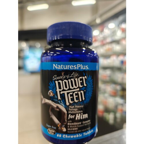    Power Teen for Him, Source of Life,  , 60  , NaturesPlus   -     , -,   