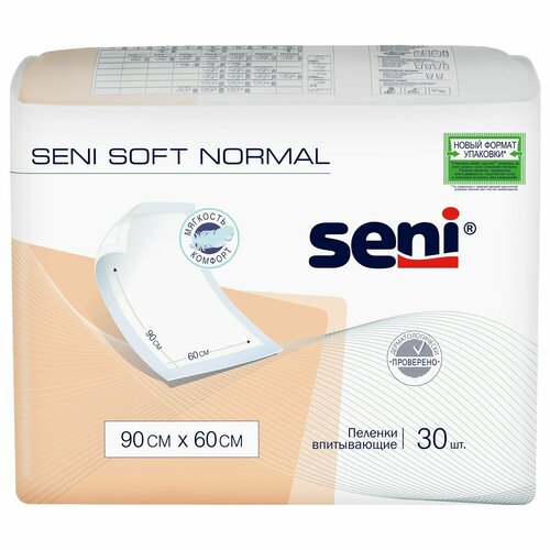 ������ ������ ������� ����������� ����������� Seni Soft Normal 90 x 60 ��, 30 ��. ����