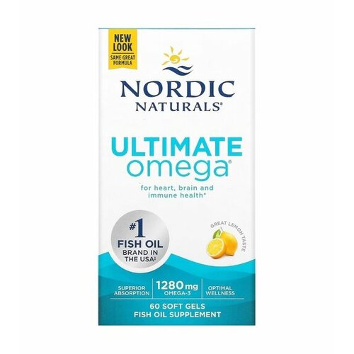 ������ ������ Nordic Naturals Ultimate Omega ����� 3 �� ������ ������ 1280 �� 60 ������ ����