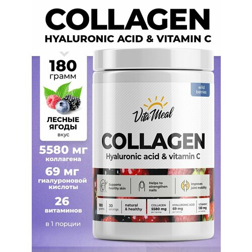          VitaMeal Collagen Hyaluronic acid + Vitamin C, 180 ,     -     , -,   