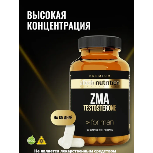   ZMA aTech Nutrition PREMIUM  +  +  6 +   60    -     , -,   