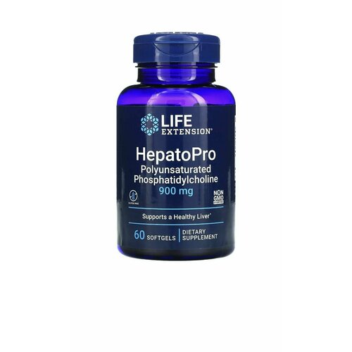    LIFE EXTENSION HepatoPro Polyunsaturated Phosphatidycholine 900 mg 60    -     , -,   