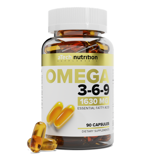    OMEGA 3-6-9, aTech nutrition, 1630 , 90    -     , -,   