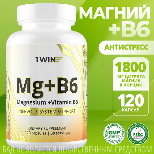  1WIN     6 ( 6),       , Magnesium Citrate, 120    -     , -,   