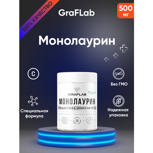  GraFLab,  60 , 500 Monolaurin   -     , -,   