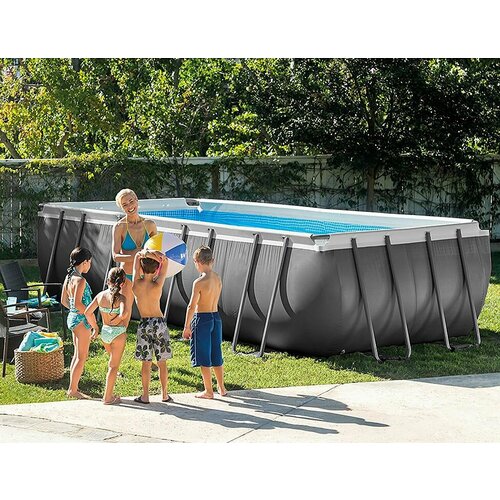 ������ ������ ��������� ������� Intex Rectangular Ultra XTR Frame Pool, 549�274�132 �� + ������-����� (��������) + ����������, 26356 ����