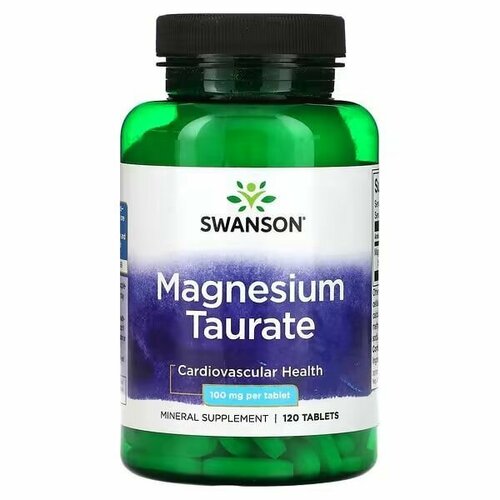  Swanson Magnesium Taurate, 100 , 120    -     , -,   