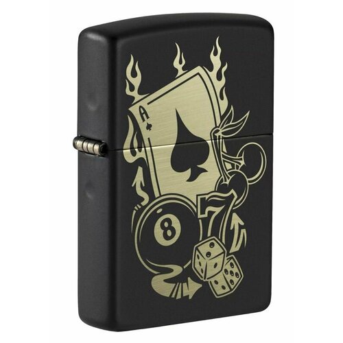   Black Matte ZIPPO 49257   -     , -,   