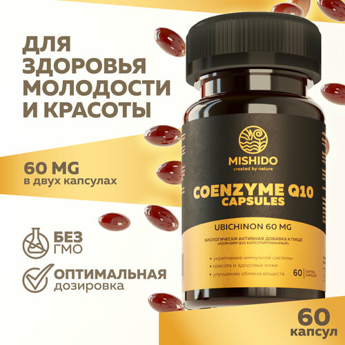   Q10 60  MISHIDO  60  Coenzyme Q10    -     , -,   