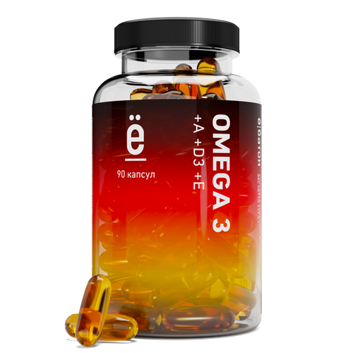  OMEGA-3 + VITAMIN A D E 1350 , /, 90    -     , -,   