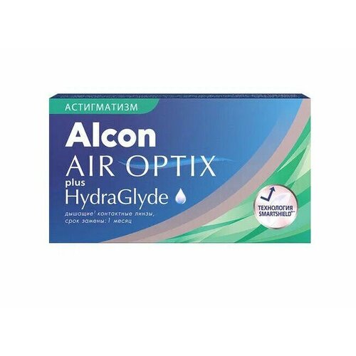 ������ ������ ���������� ����� �� ����� Alcon Air optix Plus HydraGlyde for Astigmatism., 3 ��., R 8,7, D -5,�CYL:�-1,25,�A�:�30 ����