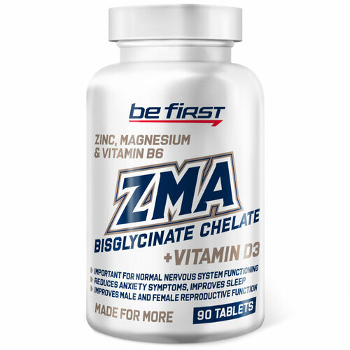 ������ ������ Be First ZMA bisglycinate chelate + vitamin D3 (90���) ����