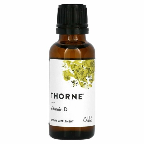 ������ ������ Thorne Research, ������� � � ������ �����, Vitamin D Liquid 30 �� ����