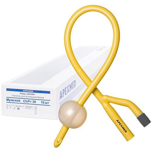 ������ ������ ������� ����� ������������� Apexmed ������� Ch/Fr 30, �����������, 10 �� ����