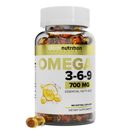 ������ ������ ������� aTech Nutrition Omega 3-6-9, 0.7 �, 180 ��. ����