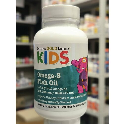 ������ ������ California Gold Nutrition ����� ��� � �����-3 ��� �����, 60 ������ ����