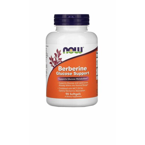       NOW Berberine Glucose Support 90    -     , -,   