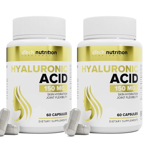 ������ ������ ����� 2 �������� HYALURONIC ACID (������������ �������) aTech nutrition 60 + 60 ������ ����