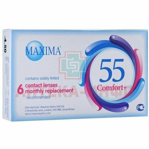    Maxima 55 Comfort Plus, 6 ., R 8,6, D -2,5, , 1 .   -     , -,   