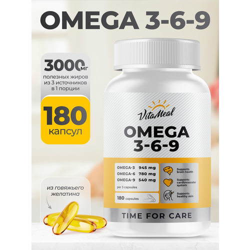   3-6-9 VitaMeal Omega 3 6 9,  , 180 ,      -     , -,   