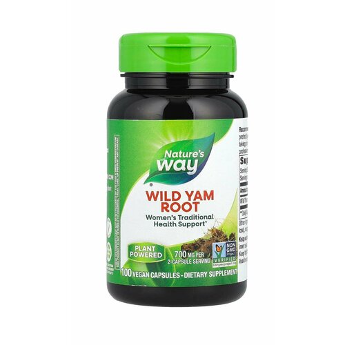 ������ ������ ������ ������ ����, Nature's Way Wild Yam Root, 700 ��, 100 ������ ����