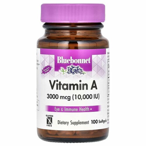 ������ ������ Bluebonnet Nutrition, ������� A, 3000 ��� (10 000 ME), 100 ������ ����