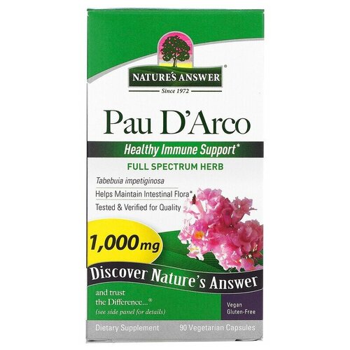 ������ ������ Nature's Answer Pau D'Arco 1000mg 90 �������������� ������ ����
