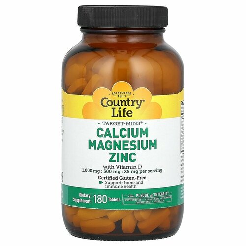 ������ ������ Country Life Target-Min� Calcium Magnesium � Vitamin D3 - 180 ������ ����