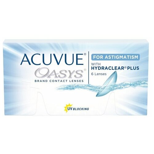    ACUVUE OASYS For Astigmatism with Hydraclear Plus, 6 ., R 8,6, D +3,25,CYL:-1,75,A:130   -     , -,   