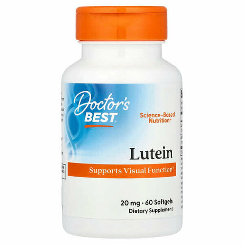������ ������ ������ � FloraGlo Lutein, Doctor's Best, 20 ��, 60 ������ �������� ����