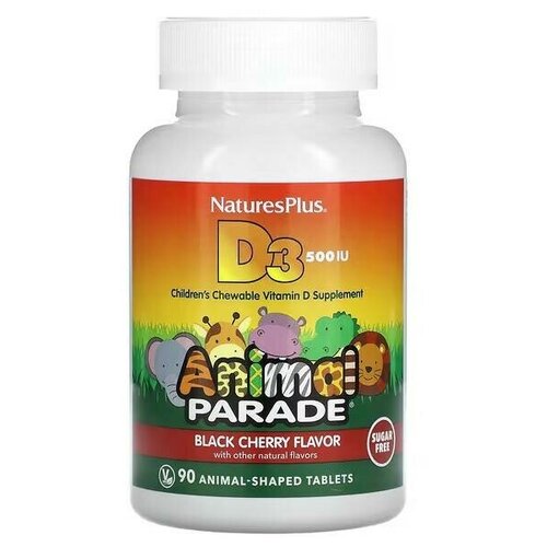  Natures Plus Source of Life, Animal Parade,  D3,  ,    , 12,5  (500 ) 90     -     , -,   