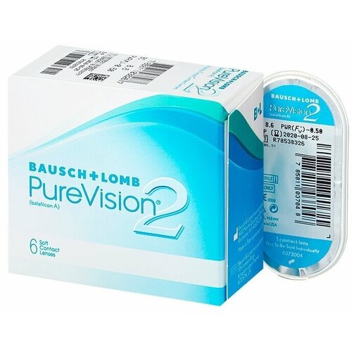     Bausch & Lomb PureVision 2 HD., 6 ., R 8,6, D -10 