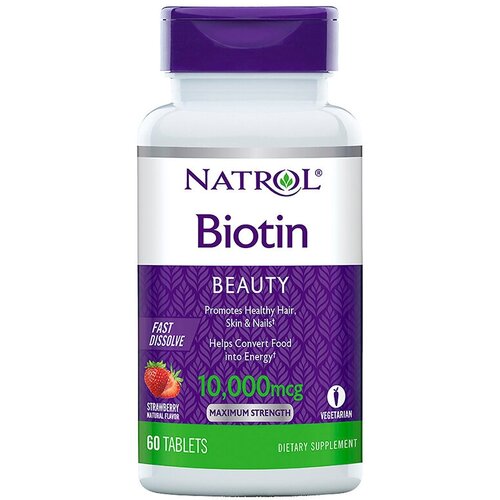 ������ ������ Natrol Biotin Fast Dissolve ���., 10000 ���, 60 ��., �������� ����