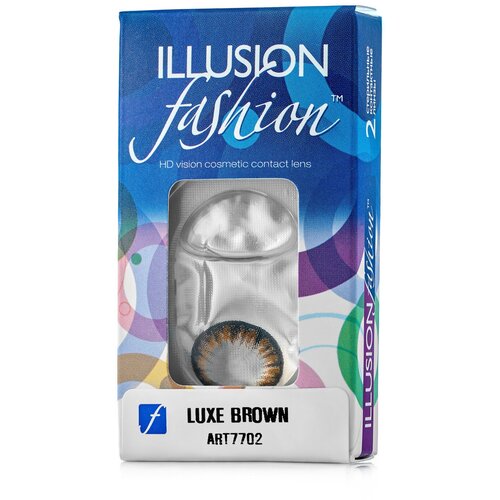    ILLUSION Fashion Luxe, 2 ., R 8,6, D -0,5, brown   -     , -,   