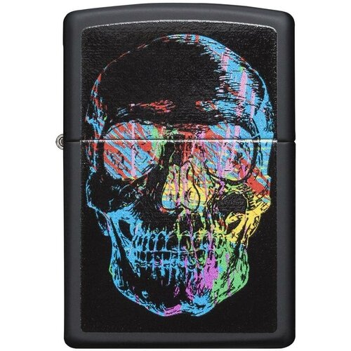     ZIPPO Classic 28042 Skull Design   Black Matte -     -     , -,   