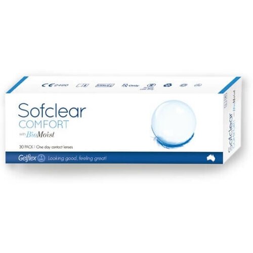    Gelflex Sofclear Comfort with BioMoist One day, 30 ., R 8,6, D -0,75   -     , -,   