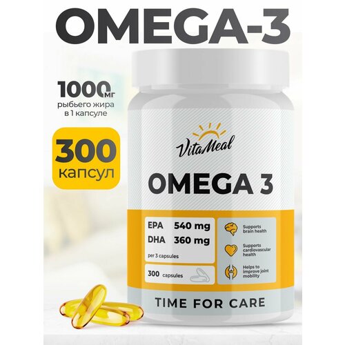 ������ ������ ����� 3 1000 �� VitaMeal Omega 3, ����� ���, 300 ������ ����