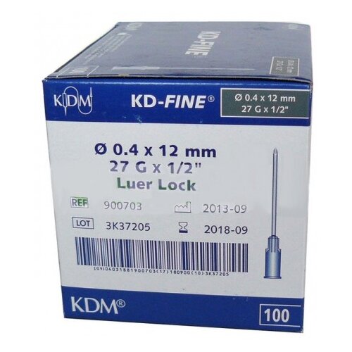 ������ ������ ���� ������������ KDM KD-Fine, 12 �� x 0.4 ��, ������: 27G, 100 ��., 100 ��. ����