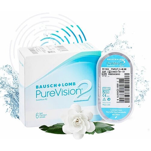 ������ ������ ���������� ����� Bausch & Lomb PureVision 2 HD., 6 ��., R 8,6, D -11,5 ����