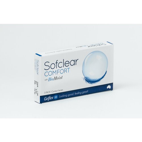 ������ ������ ���������� ����� �� ����� Gelflex Sofclear Comfort with BioMoist, 3 ��., R 8,6, D -7, 1 ��. ����
