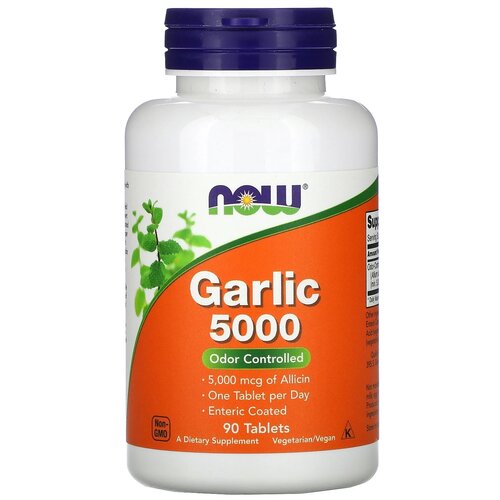 ������ ������ �������� NOW Garlic 5000, 140 �, 5000 ���, 90 ��. ����