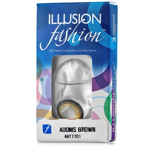    ILLUSION Fashion Adonis, 2 ., R 8,6, D -0,5, brown   -     , -,   