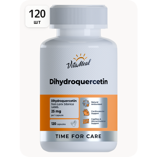 ������ ������ ���������������� ������������ ��� ������, ������� � ������, Dihydroquercetin 25 ��, 120 ������ ����